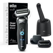 Braun Series 7 7185cc Electric Shaver w/SmartCare Center, Stubbler + Trimmer
