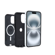OtterBox 77-99666 Commuter Series Phone Case with MagSafe, Slim Shock-Absorbent Hard Shell, Black, Compatible with Apple iPhone 16
