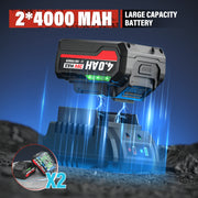 Seyvum BL20 Cordless Impact Wrench 1/2 Inch, 900Ft-lbs Torque, Brushless Motor, 20V, 3500RPM, 3 Variable Speeds