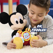 Just Play Mickey Mouse Oh Toodles Interactive Plush Toy, 11.5 in, Multi-Color, 3 Play Modes, 11369