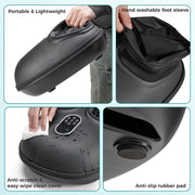 Gianna Foot Massager Machine, Deep Tissue Shiatsu Kneading with Heat Therapy, Adjustable Intensity, Fits Up to Size 13, Black