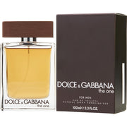 Dolce & Gabbana The One Men Eau De Toilette Spray, Oriental Woody Fragrance, Musky Scent, 3.3 oz, 100 ml - Oriental