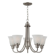 Sea Gull 35940-962 Windgate 5-Light Brushed Nickel 1-Tier Chandelier