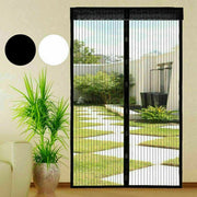 Yeahmart Wiipahome Magnetic Screen Door, Hands-Free Entry, Black Polyester Mesh, Fits 35in x 82in
