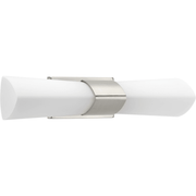 Progress Lighting P300062-009 Zura Two-Light Bath and Vanity, Brushed Nickel