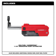 Milwaukee M18 Fuel Hammervac 1 1/4 inch Dedicated Dust Extractor