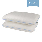Stearns & Foster Cooling Memory Foam Bed Pillows, Medium Feel, Moisture-Wicking TENCEL Fabric, Breathable Core, Removable Washable Cover, Standard Size, 2 Pack