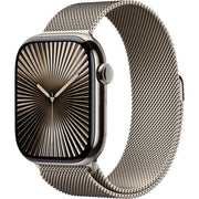 Apple Watch Gen 10 Series 10 Cell 46mm Natural Titanium - Natural Milanese Loop MC7Q4LW/A