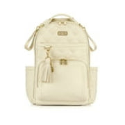 Ritzy Boss Plus Diaper Bag Backpack, Milk & Honey - Wipe with Damp Cloth