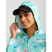 HUK Womens Icon Hoodie Athletic Fishing Shirt with UPF 50+ Sun Protection, Adjustable Hood, Lightweight Breathable Fabric, Bermuda Large H6120171