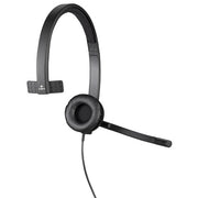 Logitech 981-000570 USB H570e Over-the-Head Wired Headset, Monaural, Black