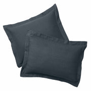 Better Homes & Gardens 3-Piece Grey Waffle Comforter Set, Full/Queen, Soft Washed Cotton-Polyester Blend, Reversible Design