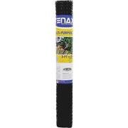 36-inch x 25 ft. Plastic Netting in Black