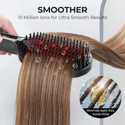 TYMO HC105 iONIC Hair Straightening Brush - Black