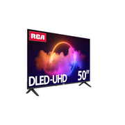 RCA 50-Inch 4K Ultra HD Smart LED TV with Google TV, HDR10, Built-In Google Assistant, 3 HDMI Ports, 2 USB Ports, Black
