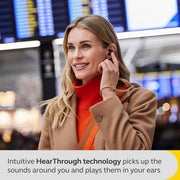 Jabra Evolve2 True Wireless In-Ear Bluetooth Earbuds, Active Noise Cancellation, 4-Mic MultiSensor Voice Technology, USB-C, Black, 20797-999-899