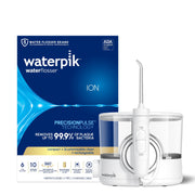 Waterpik ION Cordless Countertop Water Flosser, Rechargeable, 10 Pressure Settings, 22 oz Reservoir, White, WF-11W020-1