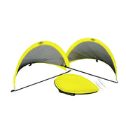 Athletic Works AW0412 3X2ft 2-Pack Pop-up Soccer Nets with Carry Bag, Yellow and Black