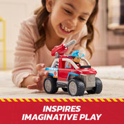 PAW Patrol 6073897 Fire Rescue, Fire ATV Vehicle with Ryder Figure & Drone Launcher, for Kids 3+