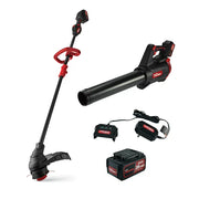 Hyper Tough HT22-401-003-07 20V Max Brushless Battery Powered Trimmer Blower Combo