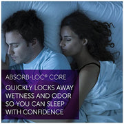 Poise Overnight Incontinence Pads Ultimate Absorbency Extra Coverage, 72 Count