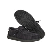 HEYDUDE 41898-060 Wally Stretch Sox Loafers for Men, Black, Size: 11M
