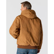 Carhartt Men's Iconic J140 Firm Duck Active Jacket, Brown, 4X-Large Tall, 106673