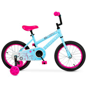 Concord Bikes 16 Kids Bike, Durable Steel Frame, Rear Coaster Brake, Blue and Pink, Fits Riders 42-48 in, Unisex