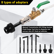 Lafati 3L Transmission Fluid Pump Manual Oil Transfer Pump with 12 Adapters for BMW Volkswagen Ford Audi Toyota Lexus