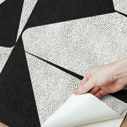RoomMates Studio Black Caden Peel and Stick Wallpaper, Vinyl, Removable, Washable, 30.75 Sq Ft, WM1295PLS
