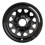 Coast2Coast International Automotive Wheel Simulator, Black Gloss, 17 in, 12-Hole, Fits Select Chevrolet Silverado and GMC Sierra 2019-2023