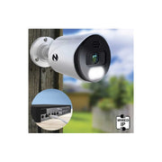Night Owl CLB8D12-282ILSA Expandable 12 Channel Wired Bluetooth DVR w/ (8) Wired BNC & (2) Wired IP 4K UHD Cameras