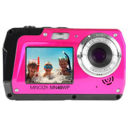 Minolta MN40WP-PK 48MP Waterproof Digital Camera, Pink