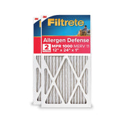 Filtrete 9820-2PK-HDW 12x24x1 HVAC Furnace Air Filter, MPR 1000 MERV 11, Allergen Defense, 2 Filters