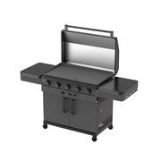 G70306 Pro Series 5-Burner Black Gas Griddle