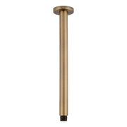 Signature Hardware SHRSC120AGBR 12 in. Ceiling Mount Shower Arm with Flange in Aged Brass