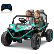 Neche 24V Kids Ride on Car 2 Seater 10Ah Powered Ride on Toy, Green