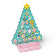 Melissa & Doug 50546 Wooden Magnetic Advent Calendar, Countdown to Christmas, Pink and Mint Green, 25-Piece, FSC-Certified Wood