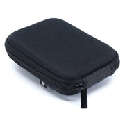 Fjorden Clamshell Case for Camera Grip, Black, Flexible Belt Loop, Metal G-Hook, Interior Mesh Pockets, Zipped Shell