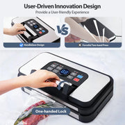 BEELICIOUS Powerful Precision Pro Vacuum Sealer 95Kpa 10-in-1