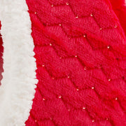 Vibrant Life Santa's Hat Extra Large Holiday Pet Bed, Red and White, 46 in x 38 in x 46 in