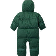 Columbia Snuggly Bunny II Infant Bunting, Water-Resistant, 450 Fill Power Down Insulation, Microfleece Lined, Fold-Over Cuffs, Rain Forest, 3-6 Months, 208879