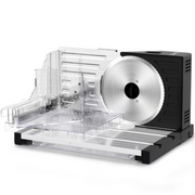 PANTI MS4001 Electric Meat Slicer, 120W Food Slicer with 0-18mm Adjustable Thickness, Removable Stainless Steel Blade