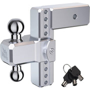 Reno P8-3.0-8in Adjustable Trailer Hitch, Aluminum, 21,000 lb Towing Capacity, Dual 2