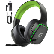 UDH Wireless Gaming Headset, Bluetooth 5.3 and 2.4GHz Wireless, 7.1 Surround Sound, Noise-Canceling Mic
