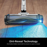 Shark IZ380H PowerPro Flex Reveal Cordless Stick Vacuum, Hypervelocity Suction, Dirt-Reveal and FloorDetect Technology, Self-Cleaning Brushroll, 50 Min Runtime, Mauve