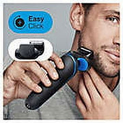 Braun Series 5 5049cs Electric Shaver with Beard Trimmer, Wet and Dry Use, EasyClean System, Rechargeable Cordless Foil Shaver, Blue