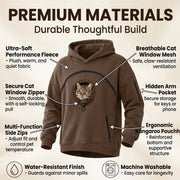 GFTNK Dog Carrier Hoodie for Small Dogs, Soft Breathable Cotton Blend, Unisex Relaxed Fit, Multiple Colors
