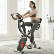Naipo Folding Exercise Bike Stationary Recumbent 3-in-1