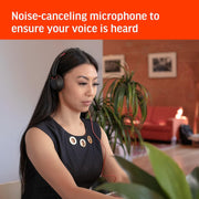 Poly Blackwire 5220 Wired Computer Headset, Noise-Canceling Boom Microphone, Ergonomic Memory Foam Ear Cushions, USB-C USB-A 3.5 mm Connectivity, Stereo, 93S88AA